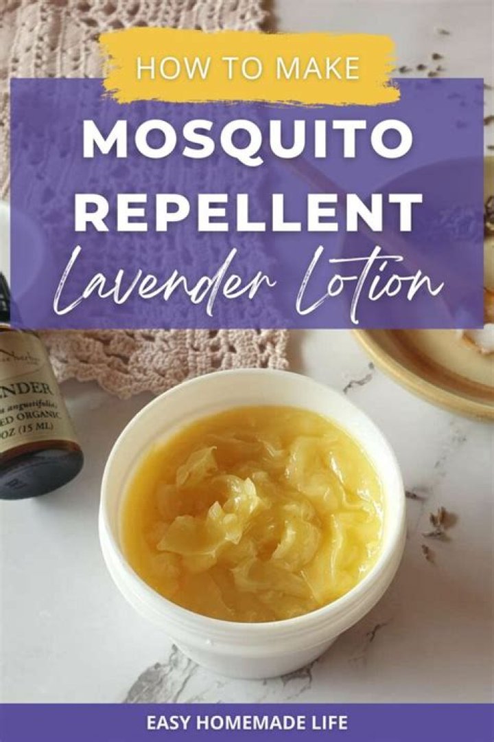 Does lavender lotion repel mosquitoes