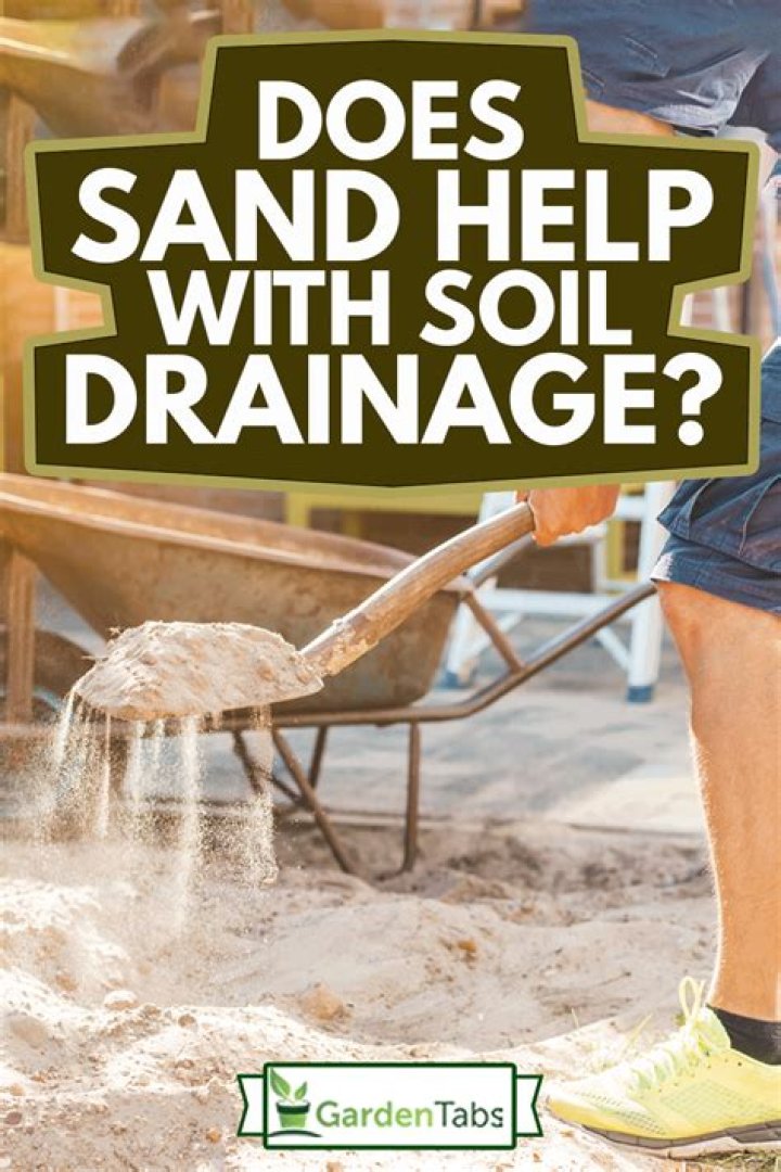 Does lawn sand help drainage