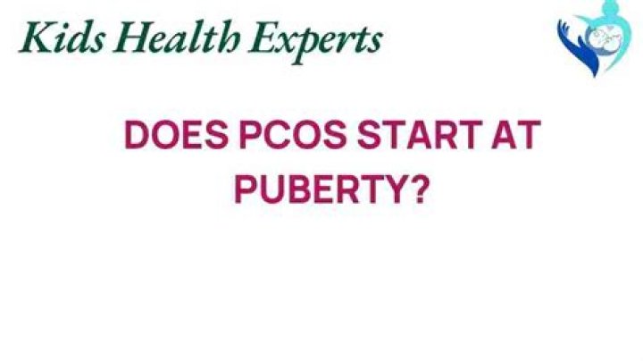 Does PCOS start at puberty