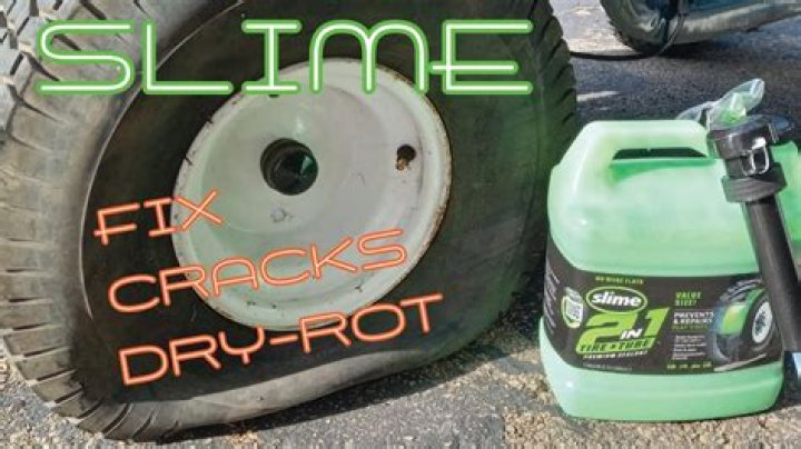 Does slime work on dry rotted tires
