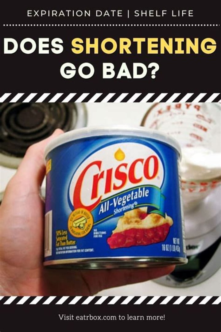 How bad is Crisco shortening for you
