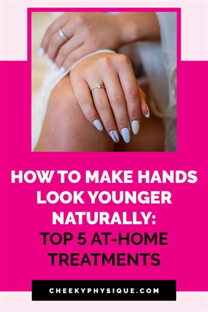 How can I make my hands look younger overnight