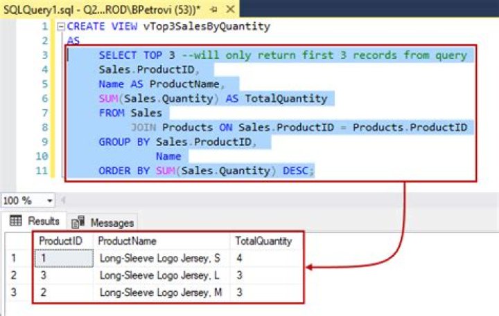 How can I see the SQL Server View Code