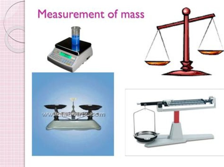 How can mass be measured