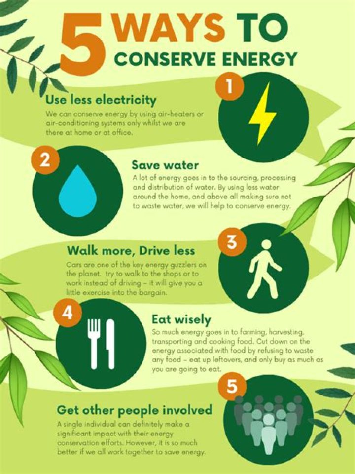 How can we conserve energy in our daily lives
