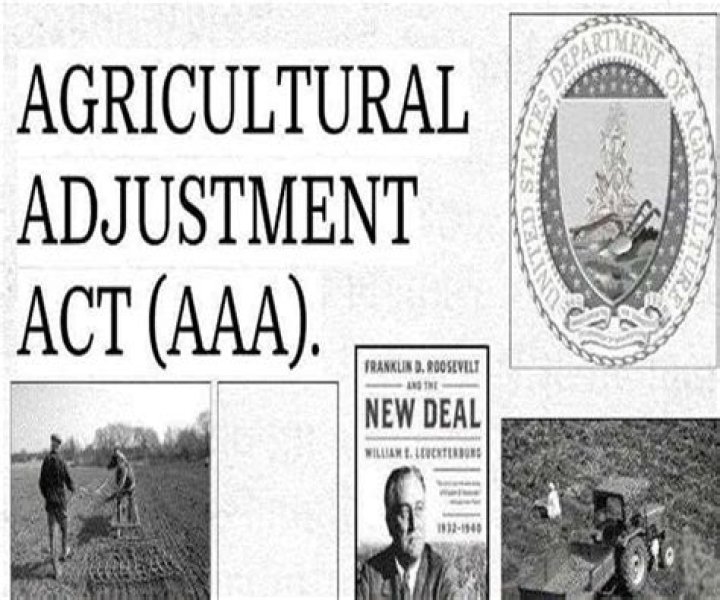 How did the Agricultural Adjustment Administration try to help farmers quizlet
