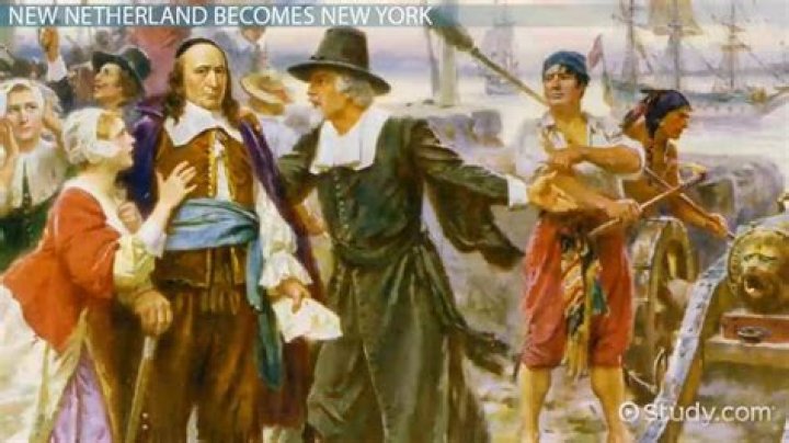 How did the English end up in control of New Amsterdam in 1664 and what did theyre name the territory