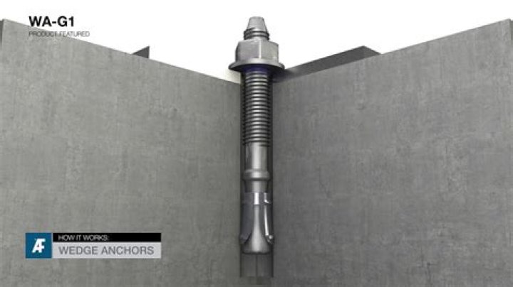 How do concrete wedge anchors work