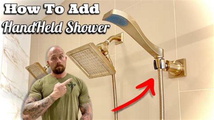 How do hand held shower heads work