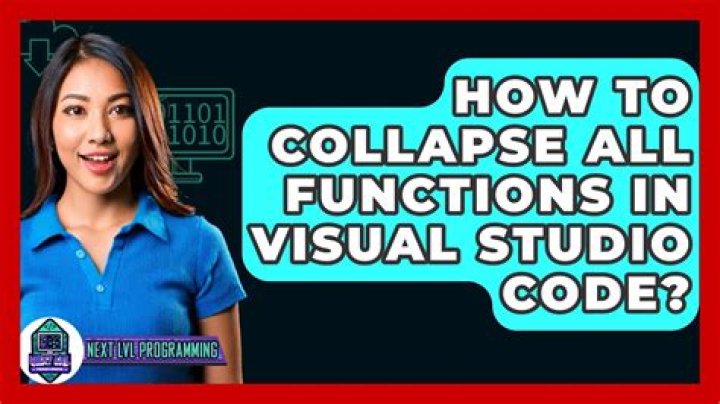 How do I collapse all functions in Visual Studio
