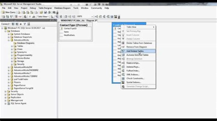 How do I display a SQL database