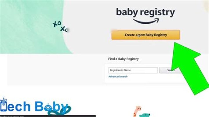 How do I find a baby registry