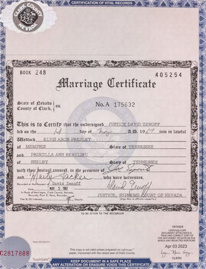 How do I get a copy of my marriage certificate from Las Vegas