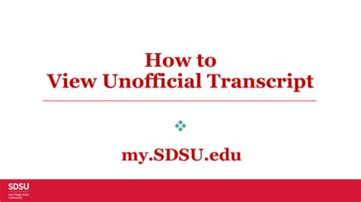 How do I get my unofficial transcript from CSUN