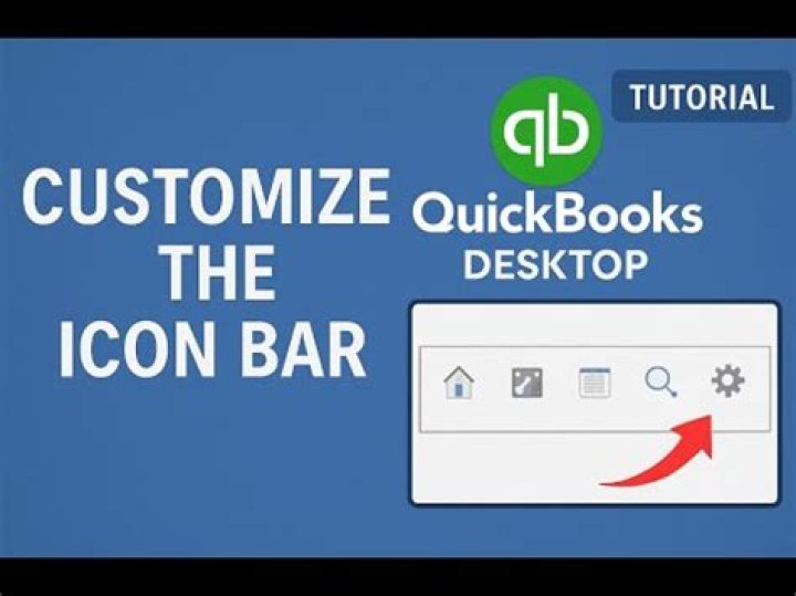 How do I get rid of the top icon bar in QuickBooks