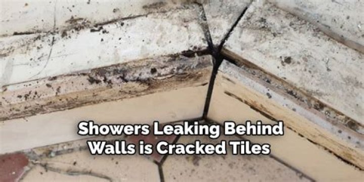 How do I know if my shower is leaking from the wall