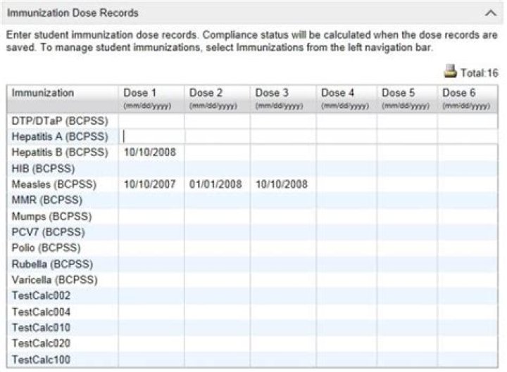 How do I look up my immunization records