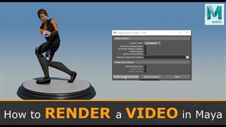 How do I render a frame in Maya