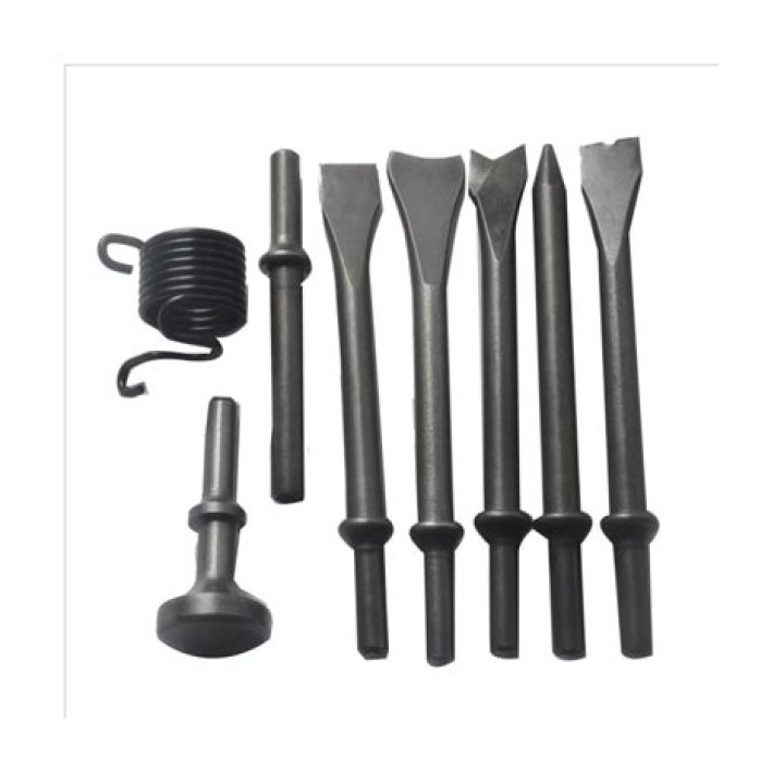 How do I set up an air chisel
