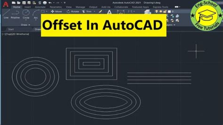 How do I use the offset tool in AutoCAD