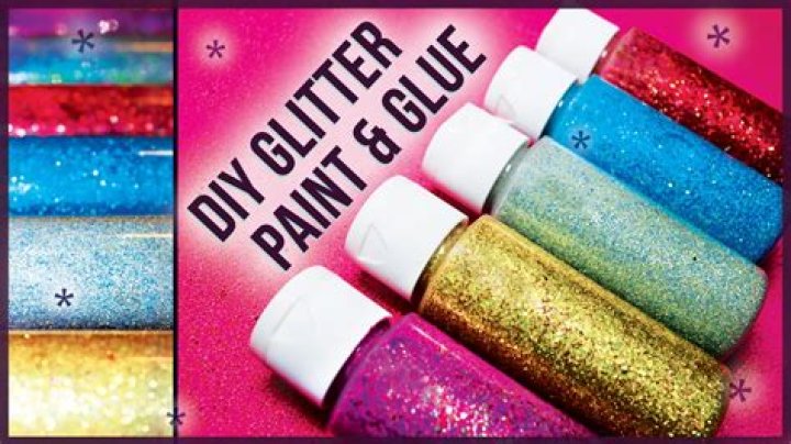 How do you apply glitter to a wall