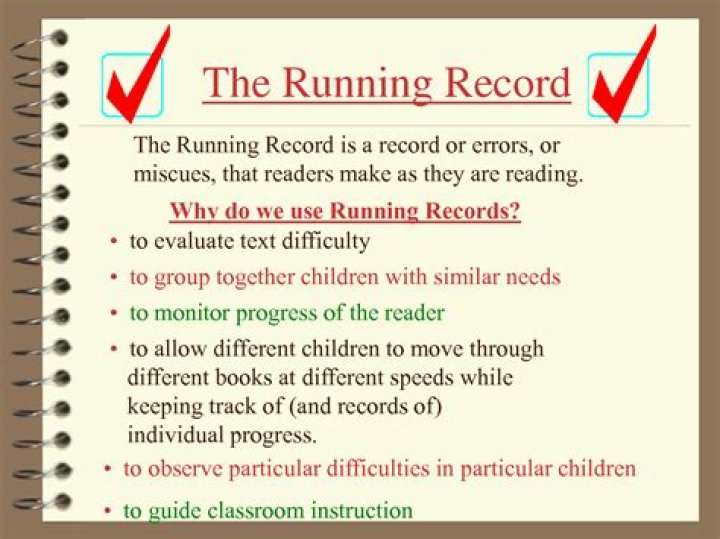 How do you assess running records