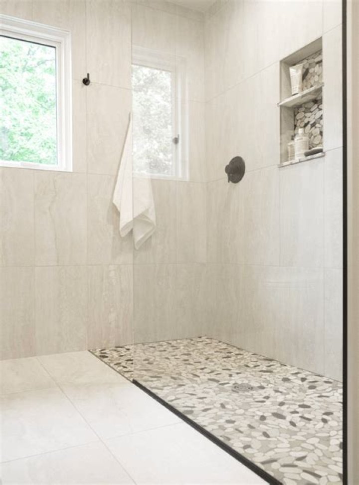How do you build a tile walk in shower