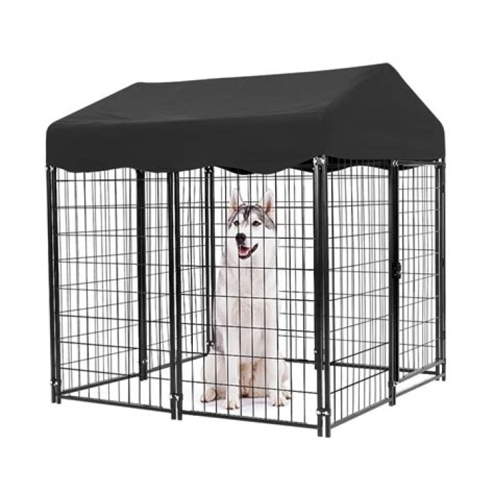 How do you build an outdoor dog run