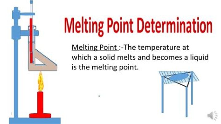How do you calculate melting point