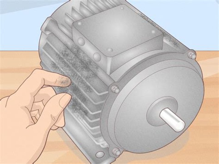 How do you check an electric motor for a short