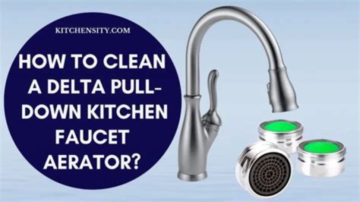 How do you clean a Delta aerator
