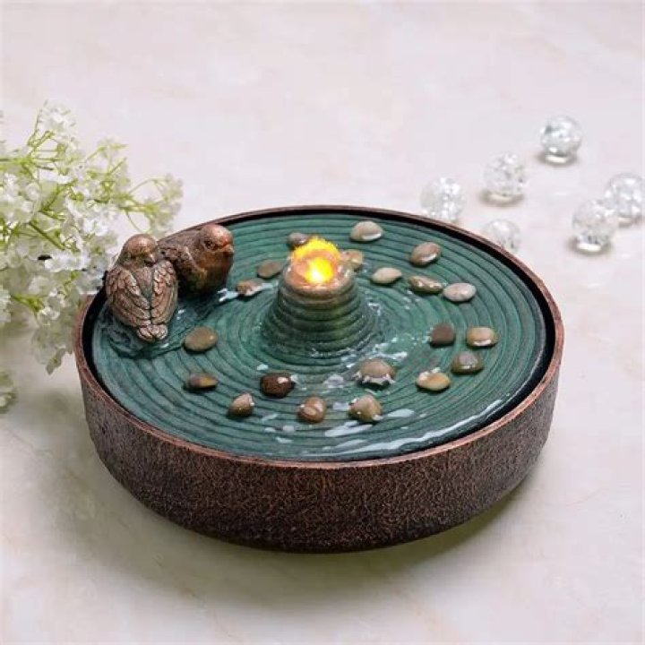 How do you clean a tabletop fountain