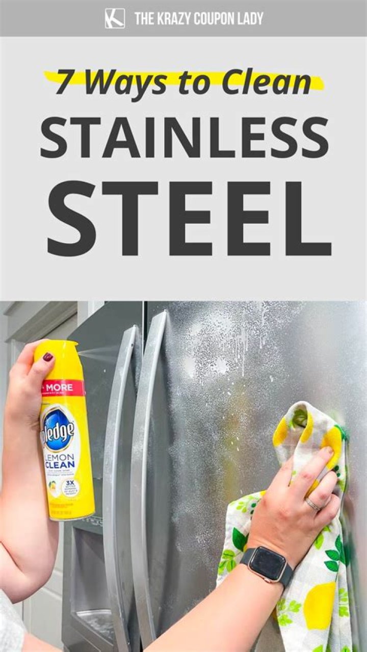 How do you clean stainless steel tiles