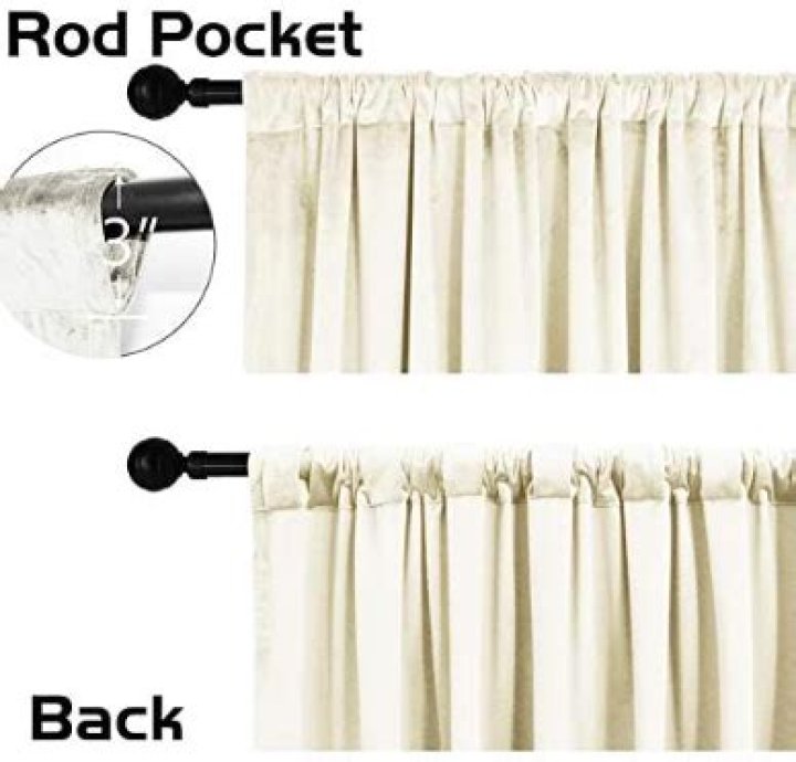 How do you clip rings on rod pocket curtains