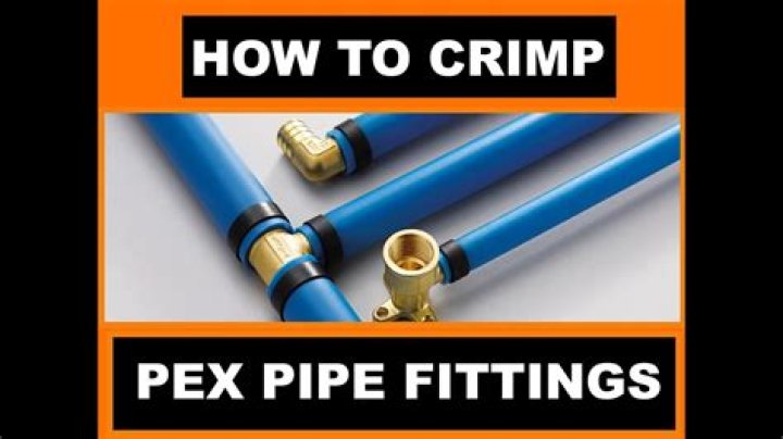 How do you crimp PEX lines