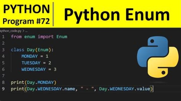How do you declare an enum in Python