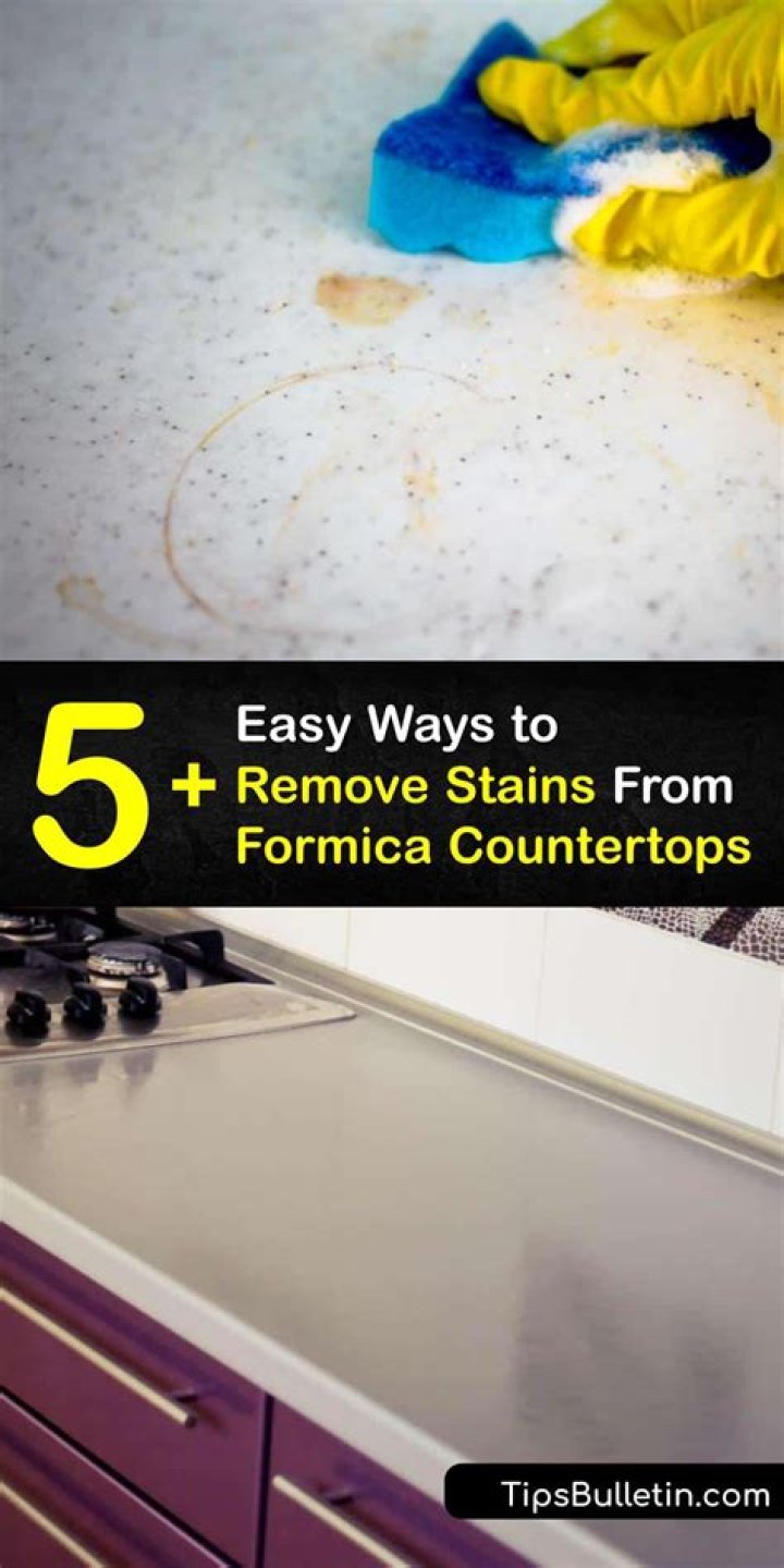 How do you deep clean Formica countertops