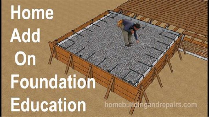 How do you do a foundation for an addition