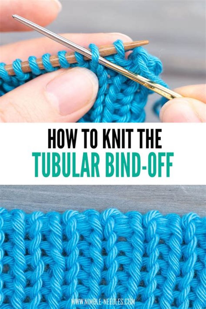 How do you do a tubular bind off