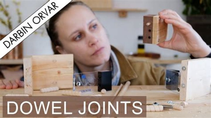 How do you dowel wood together