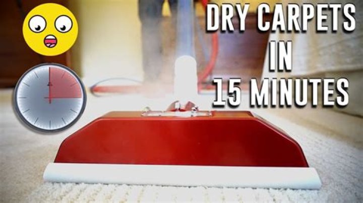How do you dry a leaky carpet