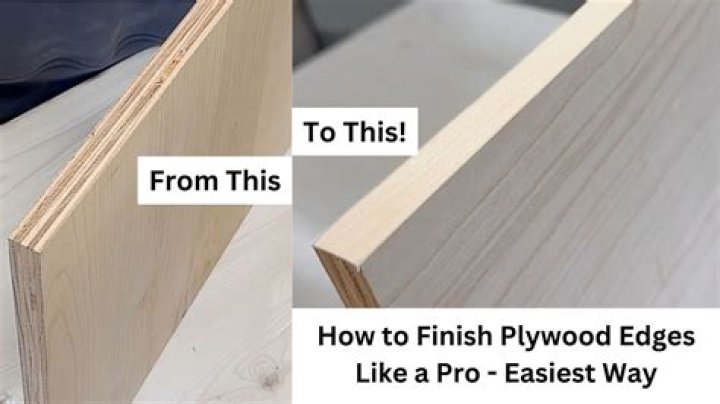 How do you finish the edge of MDF