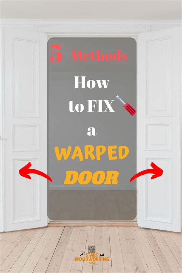 How do you fix a warped door panel