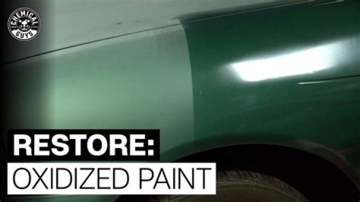 How do you fix heavy oxidized paint