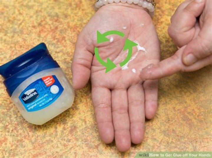 How do you get d4 glue off your hands