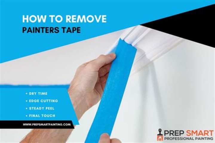 How do you get duct tape off a painted surface