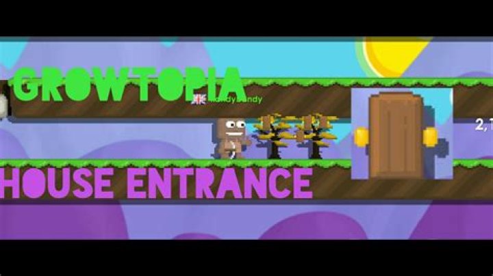 How do you get house entrance in Growtopia