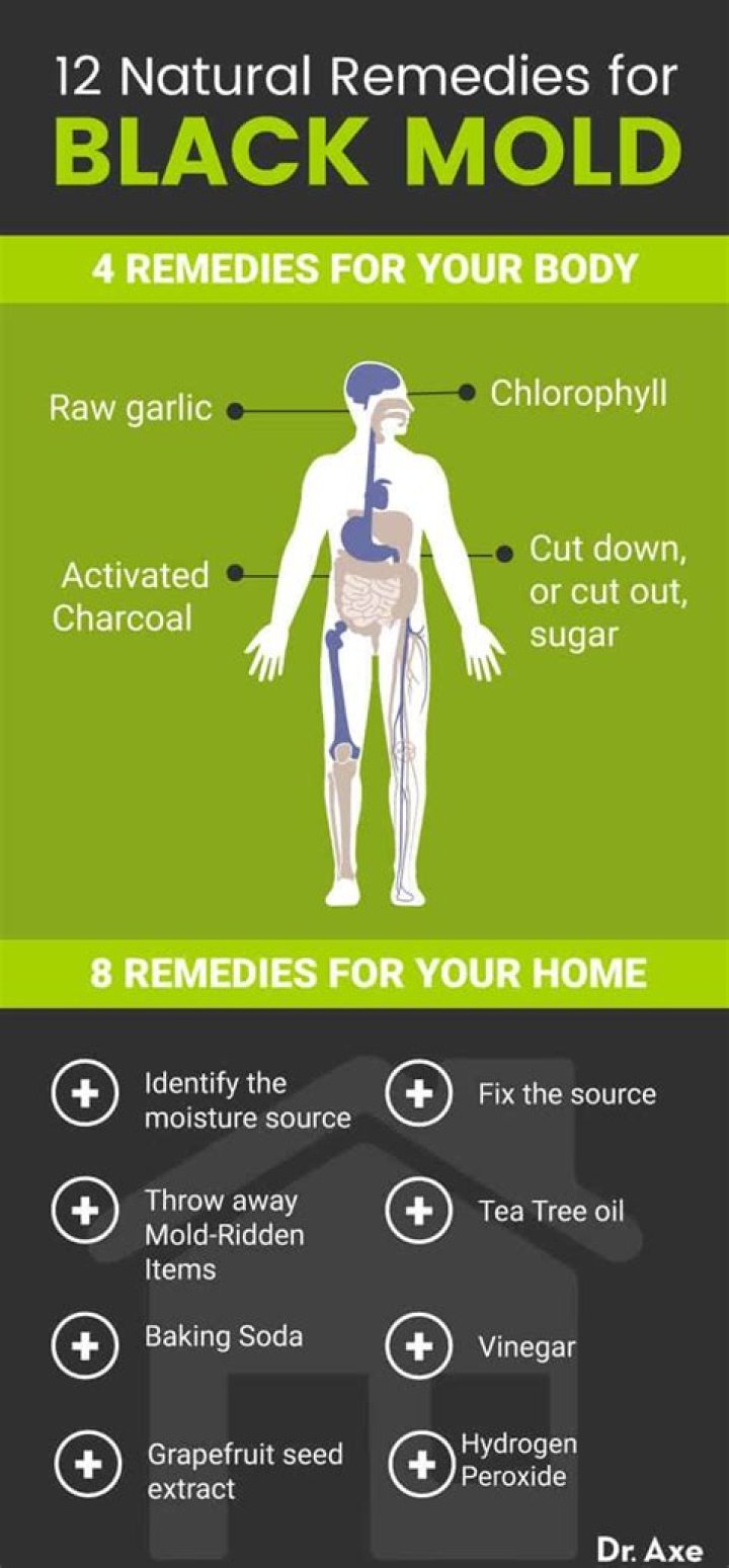 How do you get mold off your skin