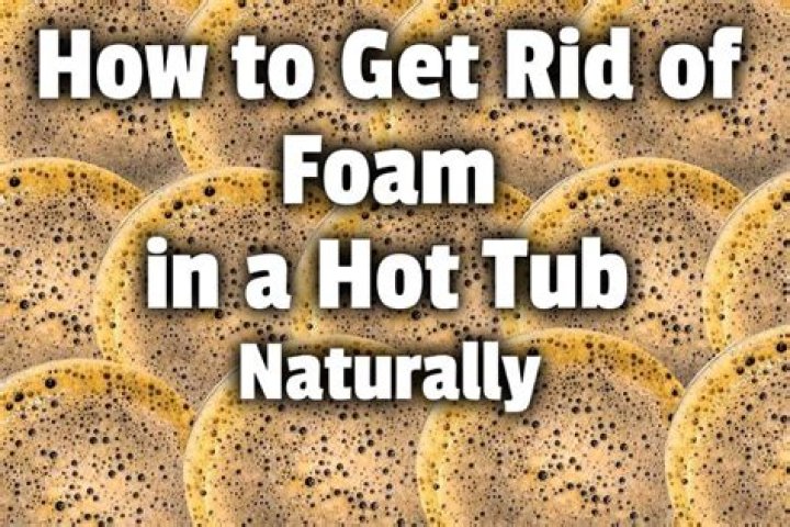 How do you get rid of foam in a bathtub