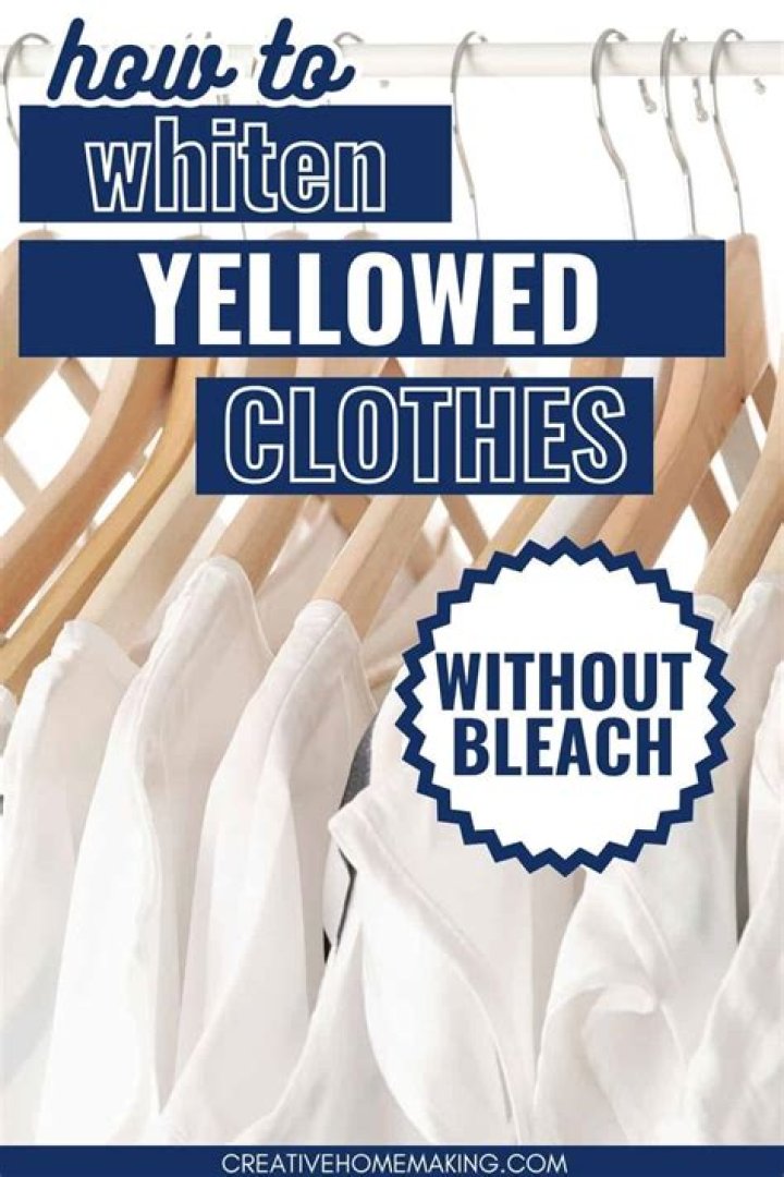 How do you get yellowed cotton white again